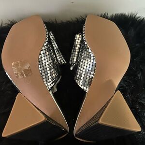 Women's Silver High Heels